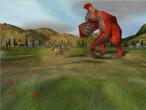 DA W&Auml;CHST KEIN GRAS MEHR Wenn dieser ausgewachsene Affe lospr&uuml;gelt, bleibt bei der armen Schildkr&ouml;te kein Auge trocken.