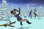 Ungewöhnlich: Die Sims beginnen ihren Winterurlaub im April.
