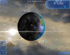 Planeten sind nicht einfach nur Bitmaps des Hintergrunds, sondern tatsächlich gerendert.