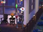 Im Wohnzimmer pflegt man artige Konversation, während Amor auf der Veranda Überstunden macht.