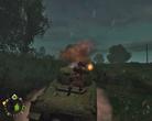 Zur Abwechslung  befehligen Sie einen Panzer und klemmen sich selbst hinter das oben montierte Maschinengewehr.