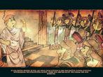 Die Zwischensequenzen sind im schlichten Comic-Stil gehalten und erinnern stark an Asterix und Obelix.