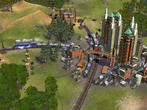 Railroads sieht wie eine Modelleisenbahnplatte aus. Allerdings ist das PC-Spiel wesentlich günstiger!