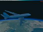 Im Flight Simulator X stoßen Sie nicht etwa irgendwann gegen eine unsichtbare Barriere. Stattdessen ist es möglich, bis in den Weltraum zu jetten. Leider fehlt dazu noch der passende Flieger.
