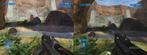Links sehen Sie die Windows Vista-Version von Halo 2. Rechts die Konsolenfassung.