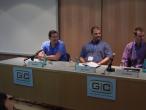 Marc Rein (Epic, Unreal Engine 3), Dough Binks (Crytek, Cry Engine 2), Bruce Rogers (Cryptic, Engine von City of Heroes/Villains) und John O'Neil (Vicious Cycle, Vicious-Engine)