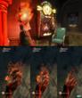 Bioshock (2KGames) - Feuerspiele: Oben begutachten Sie eine frühe Version des Plasmids. Unten sehen Sie, wie dieses im fertigen Spiel ausschaut.