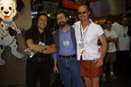 Warren Spector mit John Romero (links) und