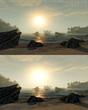 [b]Crysis Warhead[/b] - Oben: Custom-Config von [b]Mster[/b], unten: Spieleinstellung "Enthusiast".