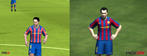 PES 2010 vs. FIFA 10: Hier im Direktvergleich: Iniesta.