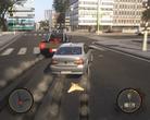 Um flüchtende Schurken zu stoppen, müssen Sie deren Karren rammen und sich dann vor ihnen postieren. Wenn Ihr Wagen Schaden nimmt, gibt es Punktabzug.