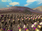Rome: Total War – Barbarian Invasion (September 2005) Barbarian Invasion räumt den Religionen eine vergleichsweise große Bedeutung ein. Durch Unzufriedenheit und fehlende Ordnung erheben sich Religions-Anhänger möglicherweise zu Aufständen; das hat Einfluss auf die religiöse Zufriedenheit in Städten und dem gesamten Reich. Darüber hinaus besitzen Charaktere nun einen Loyalitäts-Wert. Sinkt die Loyalität, besteht die Möglichkeit, dass die entsprechende Figur zum Feind überläuft. Ebenfalls neu: Rebellen aus mehreren Städten können sich zu Rebellen-Fraktionen zusammenschließen. Rome: Total War – Barbarian Invasion (September 2005) Barbarian Invasion räumt den Religionen eine vergleichsweise große Bedeutung ein. Durch Unzufriedenheit und fehlende Ordnung erheben sich Religions-Anhänger möglicherweise zu Aufständen; das hat Einfluss auf die religiöse Zufriedenheit in Städten und dem gesamten Reich. Darüber hinaus besitzen Charaktere nun einen Loyalitäts-Wert. Sinkt die Loyalität, besteht die Möglichkeit, dass die entsprechende Figur zum Feind überläuft. Ebenfalls neu: Rebellen aus mehreren Städten können sich zu Rebellen-Fraktionen zusammenschließen.