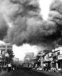 Die Stadt Saigon während der Tet-Offensive im Jahr 1968.