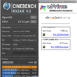 Cinebench R11,5 und wPrime mit 5 GHz Taktrate Cinebench R11,5 und wPrime mit 5 GHz Taktrate