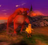 Screenshot zu Black & White: Insel der Kreaturen - 2001/11/8641vvchickenmonkeylarge1.jpg