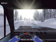 Die grafischen Effekte von Rally Trophy haben auch Einfluss auf das Spiel. Solche Blendeffekte nehmen dem Fahrer tats&auml;chlich die Sicht.