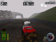 Massenkarambolage Nur wer eine Begabung f&uuml;r das Verursachen von Unf&auml;llen hat, wird an Demolition Racer Gefallen finden. Ausweichreflexe sind hier nicht gefragt.