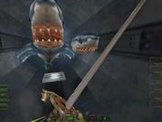 HAI, BABE! Hiro geht auf Tauchstation, um die ber&uuml;chtigten 20-Polygone-Fische zu f&uuml;ttern.