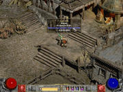 Diablo 2: Lord of Destruction - mit den Einwohnern sind auch Tauschgesch&auml;fte m&ouml;glich.