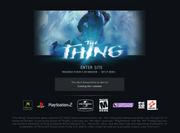 Die Website zu The Thing
