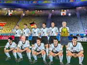 FIFA WM 2002 - nationale Mannschaft, internationales Essen.