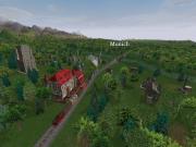 Neue 3D-Landschaften inklusive passender Gebäude und Grünzeug für jede Region. Im Voralpenland wuchern Mischwälder, während auf den Afrika-Karten Palmen gedeihen.