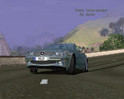 Luxuriös: Der SL 55 zählt zu den exklusivsten Autos in World Racing.
