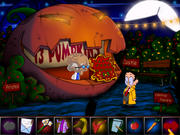 An diesem Stand absolvieren Sie ein kleines Denkspiel  eine nette Abwechslung zu klassischen Adventure-Rätseln.