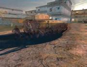 Ein Schützenpanzer wie dieser M2 Bradley im Rücken kann als Absicherung entzücken.