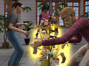Die Erf&uuml;llung von Sims-W&uuml;nschen bringt Ihnen Punkte ein, die Sie gegen neun Spezialobjekte wie dieses Geldb&auml;umchen eintauschen k&ouml;nnen.