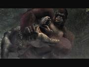 King Kong geht mit seinen Gegnern nicht gerade zimperlich um.