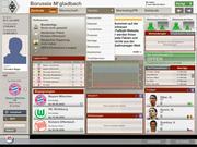 Fu&szlig;ballmanger 2006: Aufploppende Randmen&uuml;s oder kunterbunte Bildschirme sind Geschichte. Klare Strukturen und ein geordnetes Erscheinungsbild kennzeichnen den FM 2006.