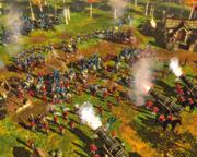 Gro&szlig; inszenierte Gefechte geh&ouml;ren zu den St&auml;rken von Age of Empires 3, allerdings ist bei 200 Einheiten Schluss.