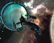 Alle Sektoren im X-Universum sind durch Sprungtore  verbunden.