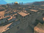 Ein wichtiges neues Feature in Medieval 2 ist die Möglichkeit, in einem Gebiet entweder eine Burg oder eine Stadt zu errichten.