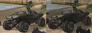 Links sehen Sie die Windows Vista-Version von Halo 2. Rechts die Konsolenfassung.