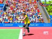 Spieler wie Rafael Nadal sind im Unterschied zum Publikum detailliert dargestellt.