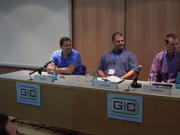 Marc Rein (Epic, Unreal Engine 3), Dough Binks (Crytek, Cry Engine 2), Bruce Rogers (Cryptic, Engine von City of Heroes/Villains) und John O'Neil (Vicious Cycle, Vicious-Engine)