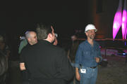 Richard Garriott (rechts) auf einem Presse-Event zu Tabula Rasa.
