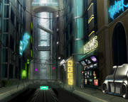 Tag-Nacht-Wechsel in Goin' Downtown