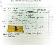 Der Logbuch-Eintrag von Grace Hopper.
