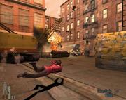 Stilvoll und elegant fliegt Mona im inoffiziellen Max Payne 2-Add-on durch die Straßen.