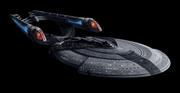 Traumschiff: Die NX-91001 aus Star Trek Online in voller Größe.