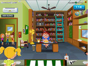 In High School Library tyrannisieren Sie eine Büchereiaufsicht.