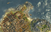 Optischer Hochgenuss: Die Wasserspiegelungen in Anno 1404 sind eine wahre Augenweide.