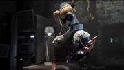Sexy und gefährlich: Jokers Gespielin Harley Quinn in Batman: Arkham Asylum.