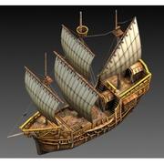 Anno 1404 Limitierte Fan Box: dieses Schiff erhalten Sie neben anderem Zubehör in der limitierten Fan-Box.