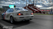 Ein neuer NfS: Shift: Screenshot: Der BMW M3 auf dem 'Brands Hatch'-Rennkurs. 