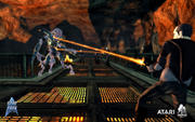 Umzingelt: Einer der neuen Screenshots zu Star Trek Online zeigt die Laser-Gefechte.