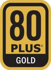 Das Symbol für eine '80 Plus Gold' Zertifizierung